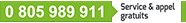 0 805 989 911 | Service & appel gratuits